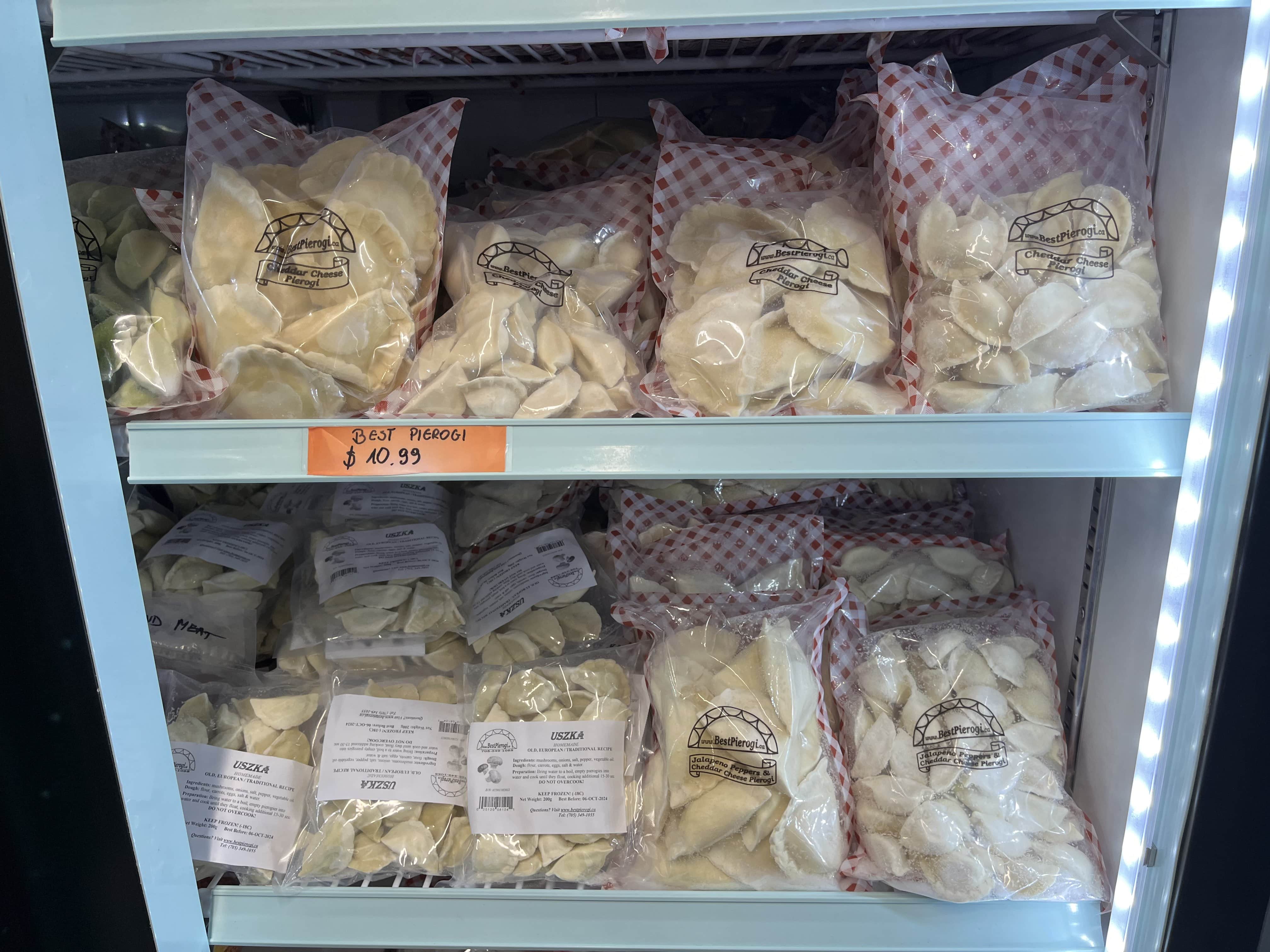 Selection of Pierogi